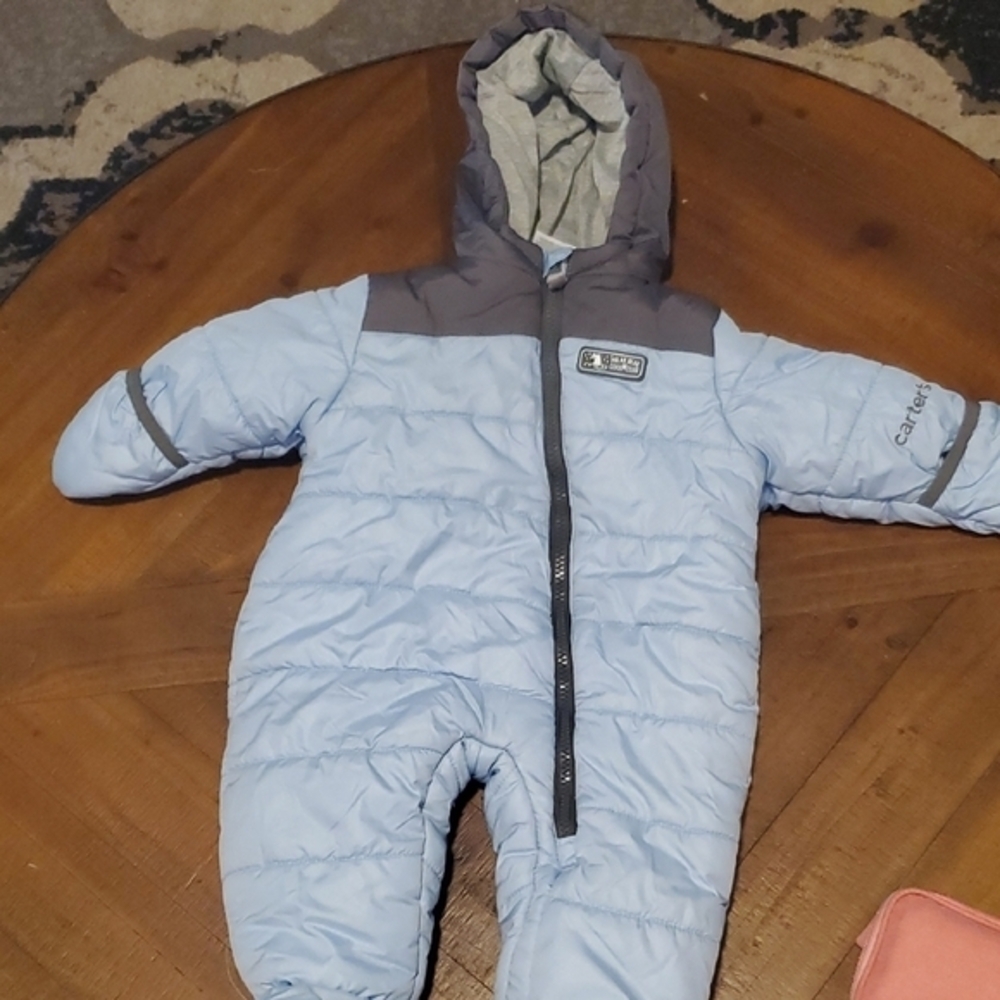 Carter's Light Blue and Gray Kids Jacket